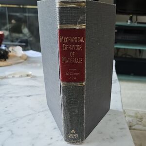 Mechanical Behavior of Materials 1966 First Edition Hardcover Book